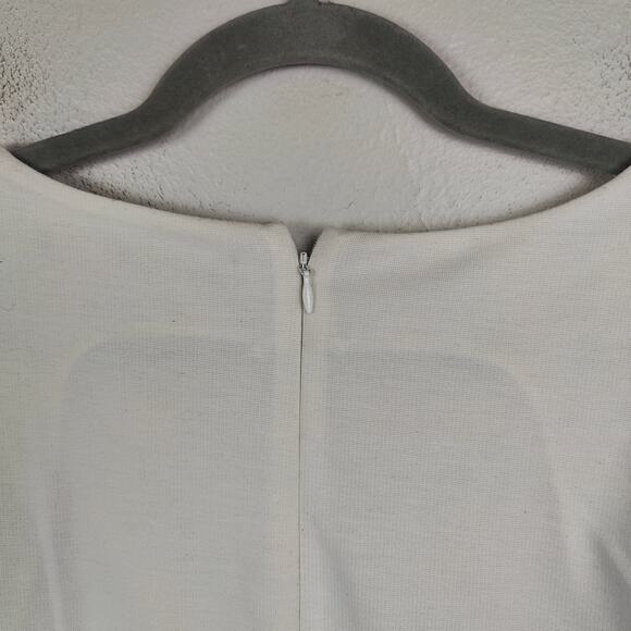 Desigual Sally Shift Dress Womens Medium White‎ Circle Print Mini Sleeveless - Picture 7 of 12